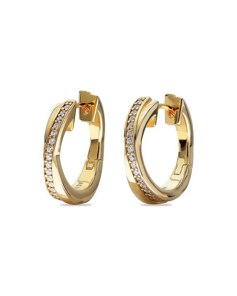 JETTE Creolen WRAPPED Gelbgold