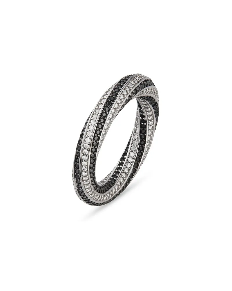JETTE Damenring TWISTED Silber