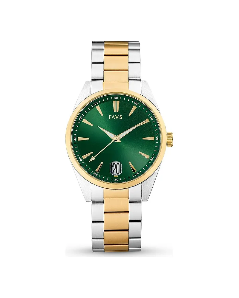 FAVS. Herrenuhr Bicolor