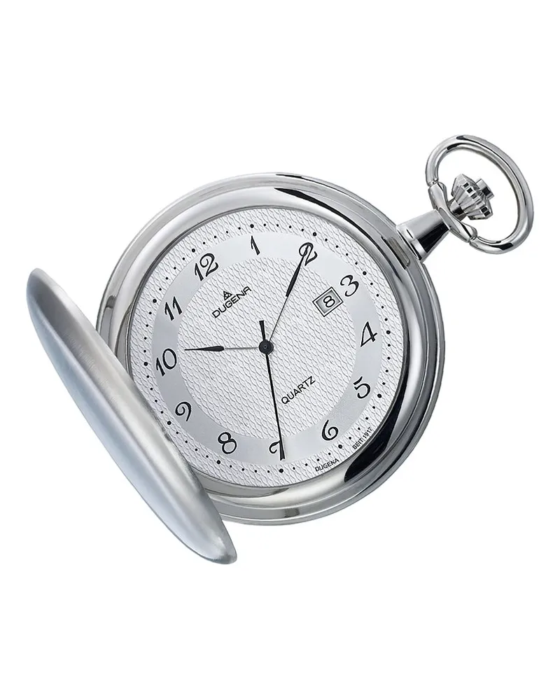 Dugena Taschenuhr Silber