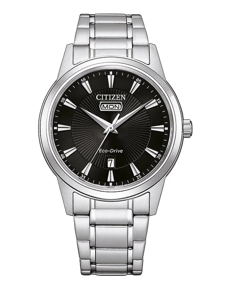 Citizen Herrenuhr Eco Drive Silber