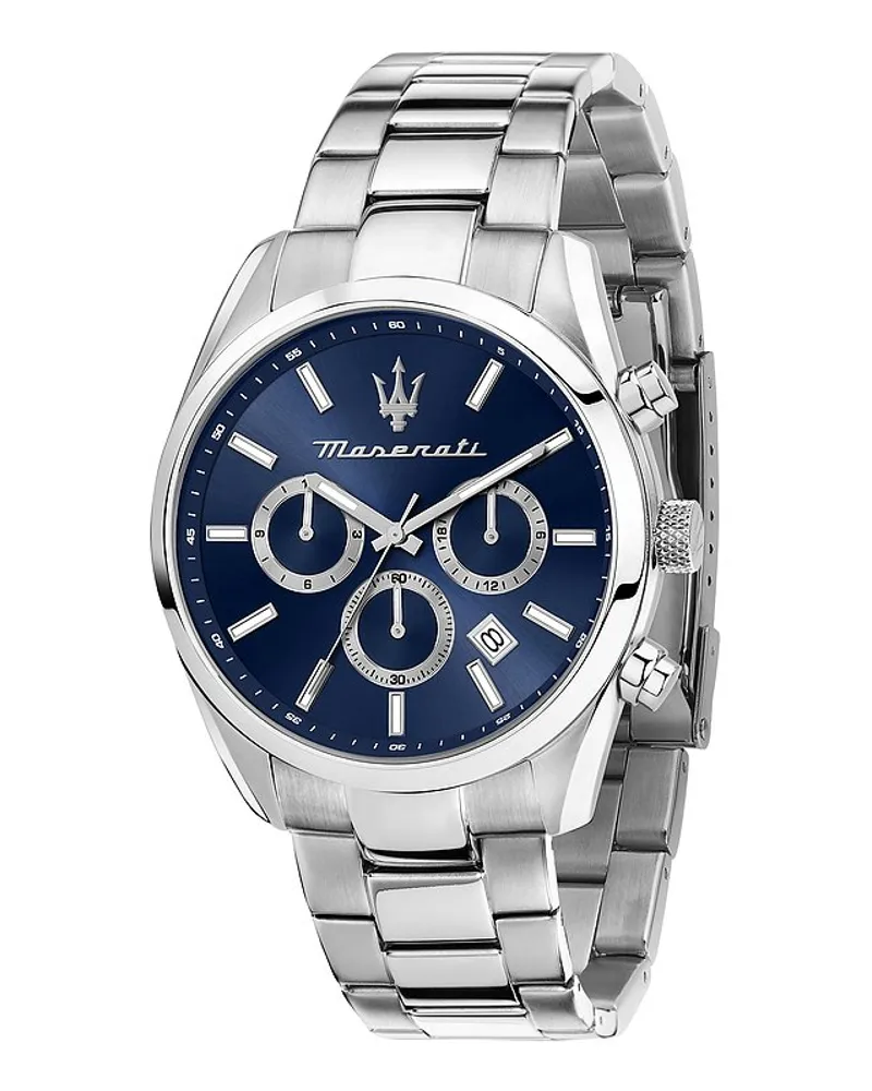 Maserati Herrenuhr Attrazione Silber
