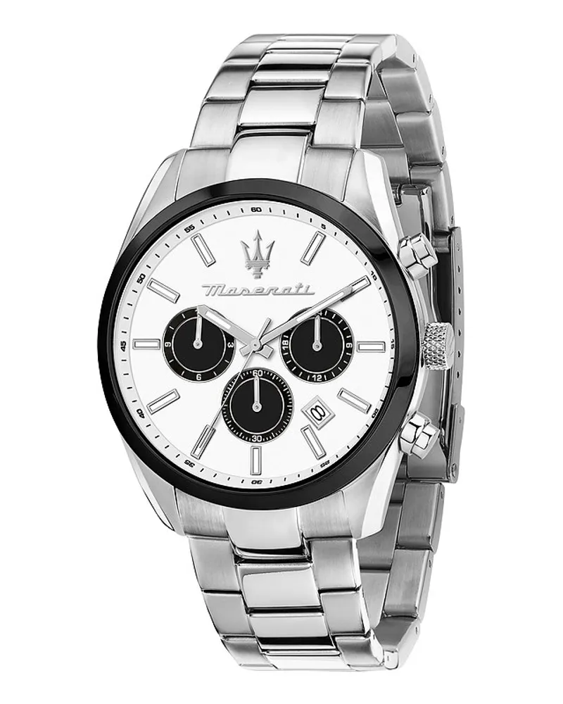 Maserati Herrenuhr Attrazione Silber