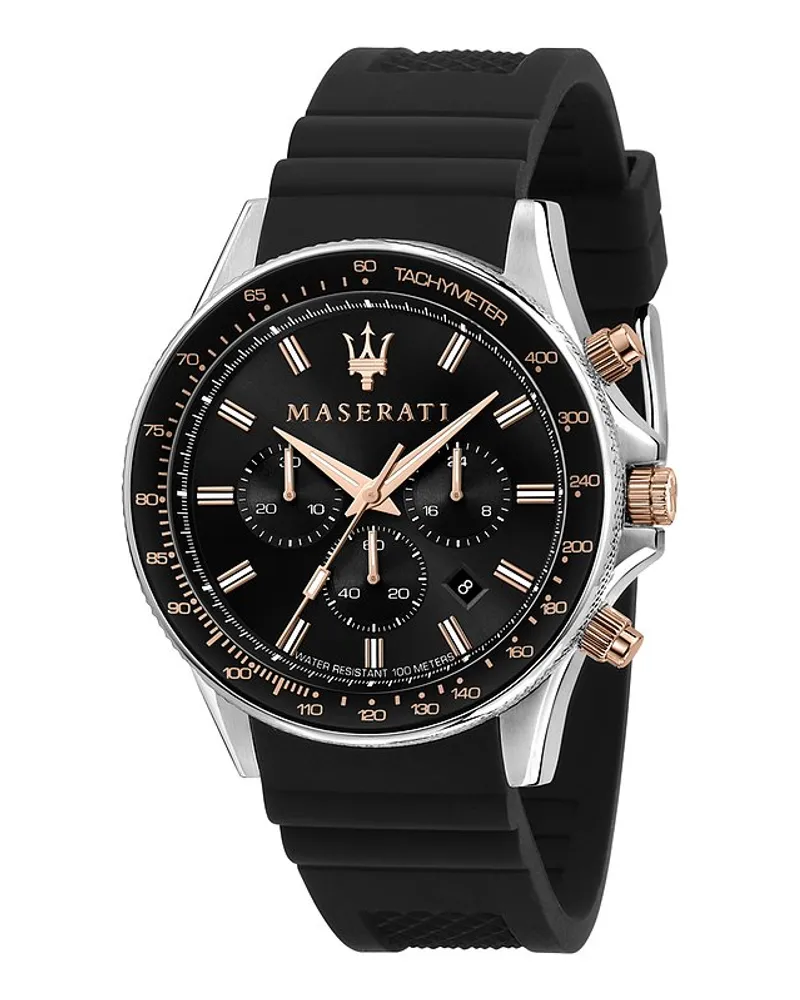 Maserati Chronograph Sfida Silber