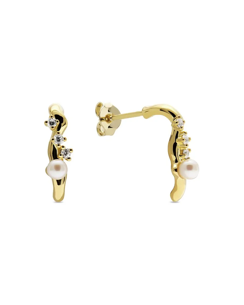 YAMOKO Ohrstecker Gelbgold