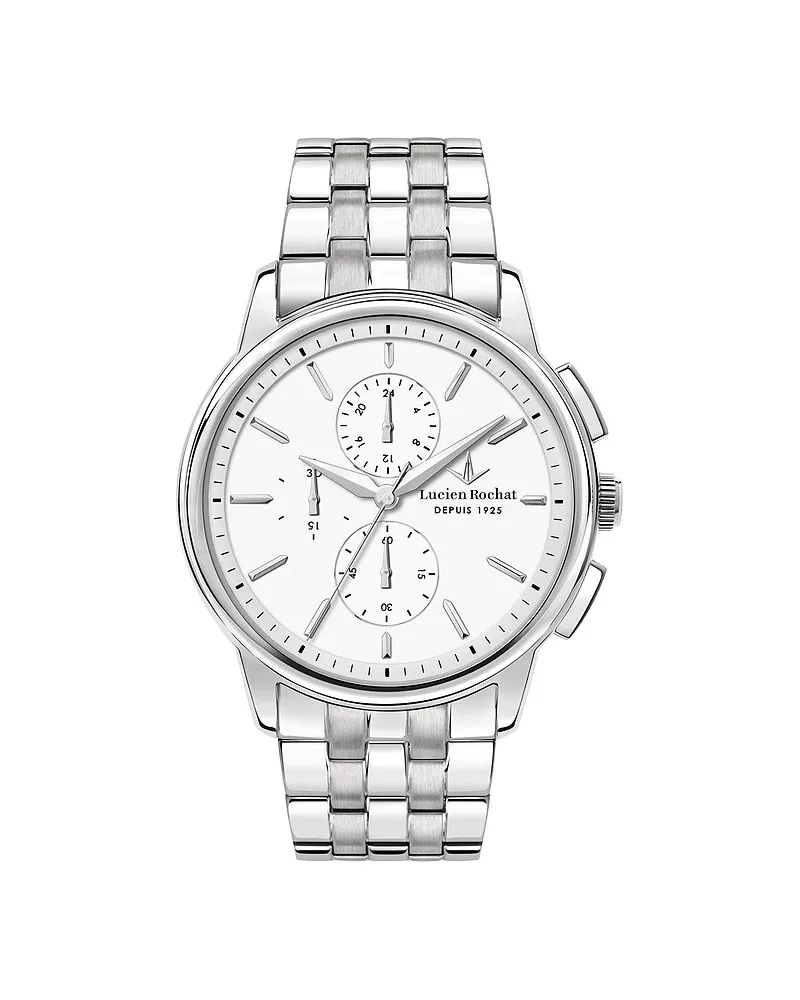 Lucien Rochat Chronograph Iconic Silber