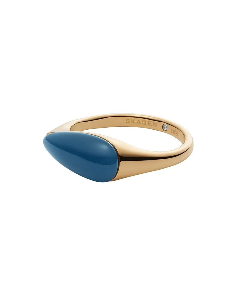 Skagen Damenring Sea Glass Gold