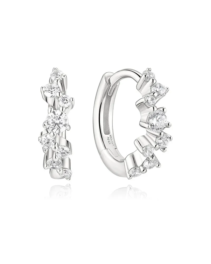ANIA HAIE Creolen 79 - Fairy Dust Silber