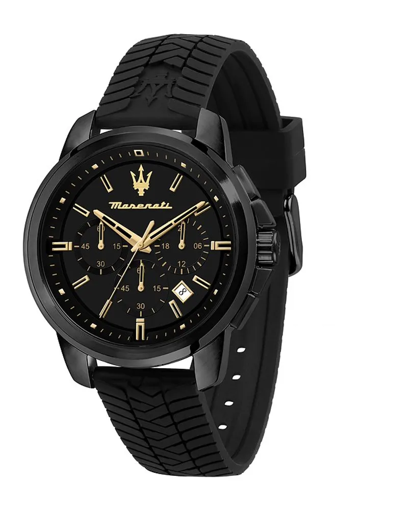 Maserati Chronograph Successo Schwarz