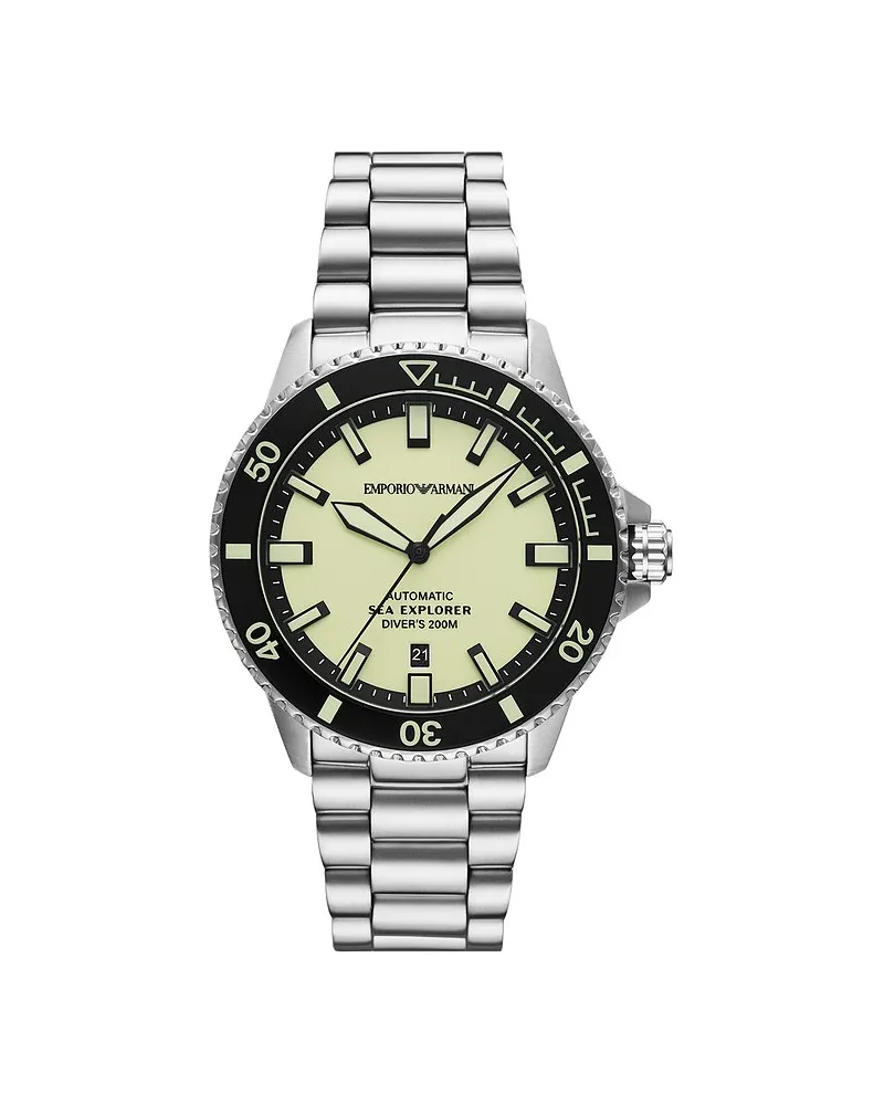 Emporio Armani Herrenuhr Silber