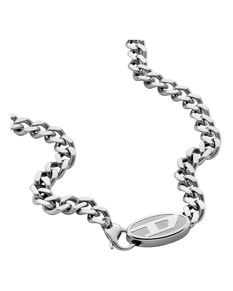Diesel Kette STEEL Silber