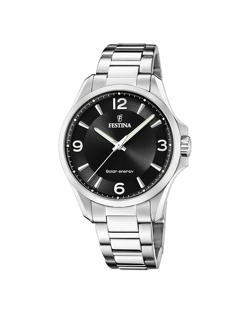 Festina Herrenuhr Solar Energy Silber