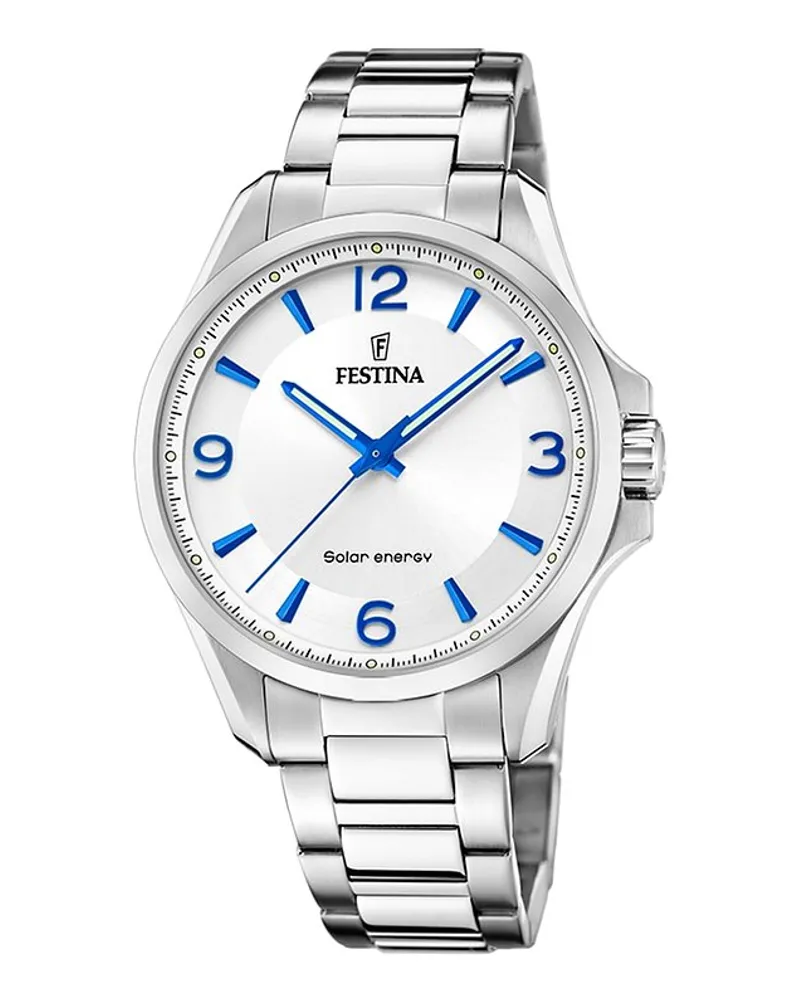 Festina Herrenuhr Solar Energy Silber