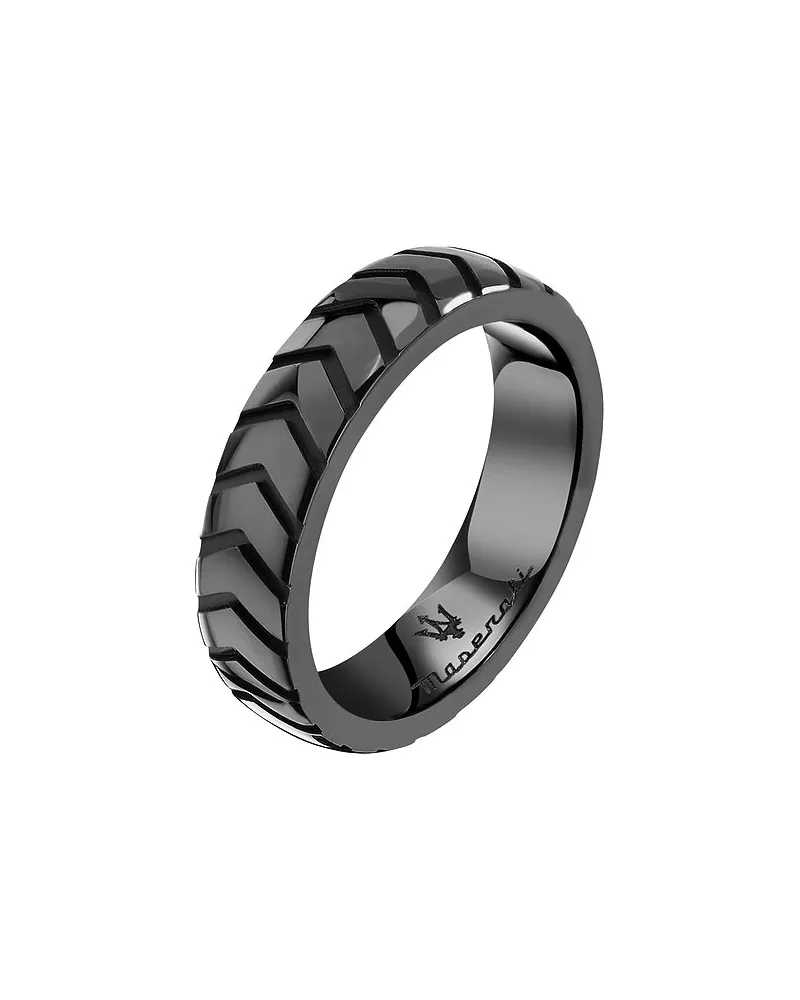 Maserati Herrenring Ceramic Schwarz