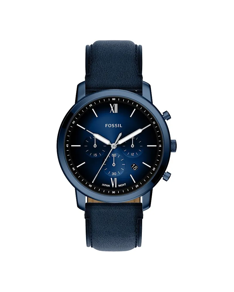 Fossil Chronograph Neutra Blau