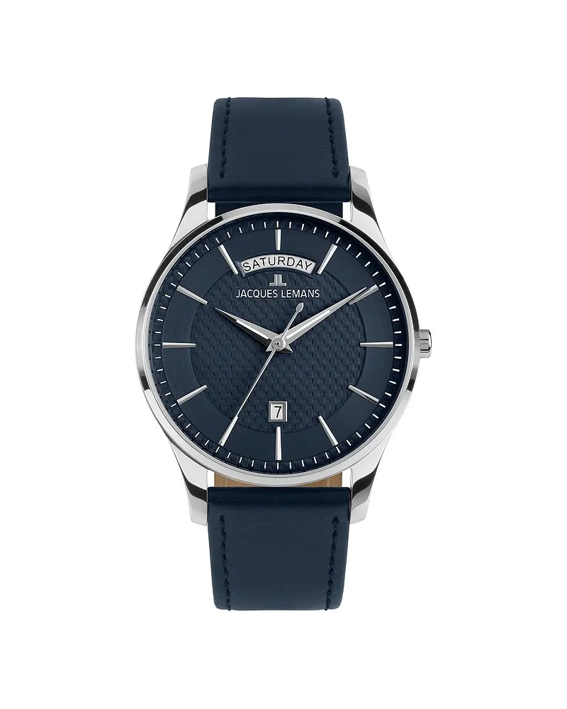 Jacques Lemans Herrenuhr London Silber