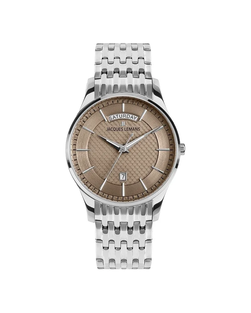 Jacques Lemans Herrenuhr London Silber