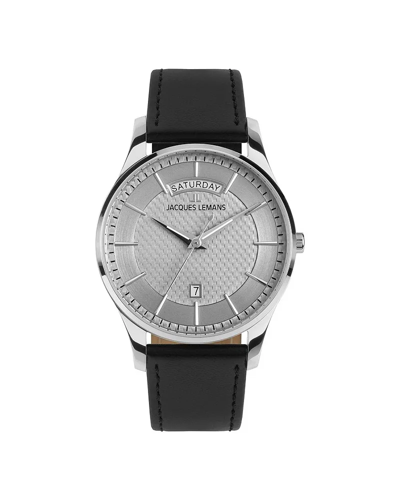 Jacques Lemans Herrenuhr London Silber