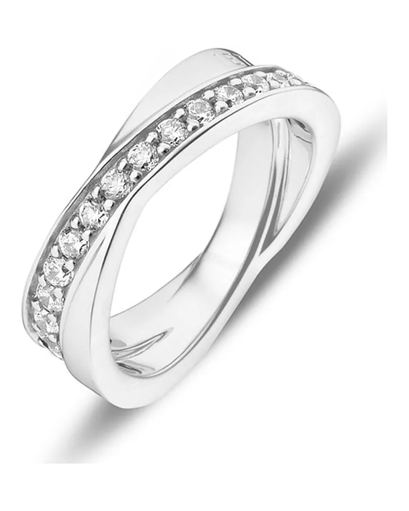 JETTE Damenring WRAPPED Silber