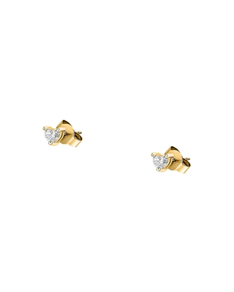 Live Diamond Ohrstecker Gelbgold
