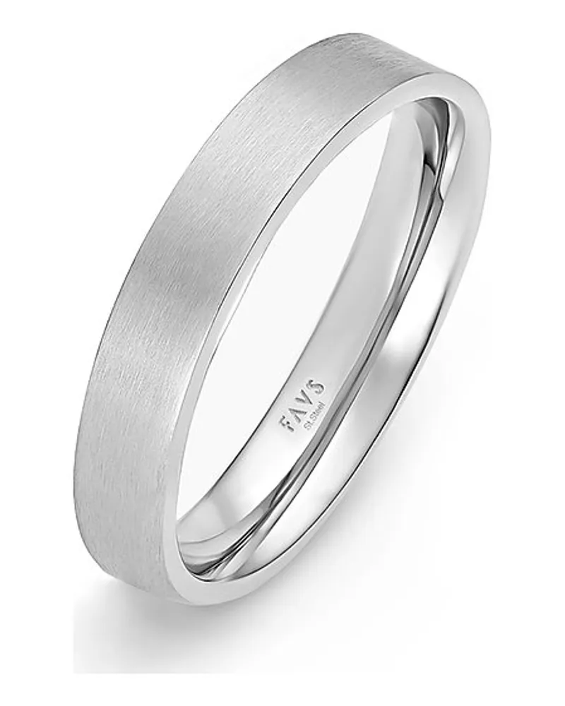 FAVS. Herrenring Silber