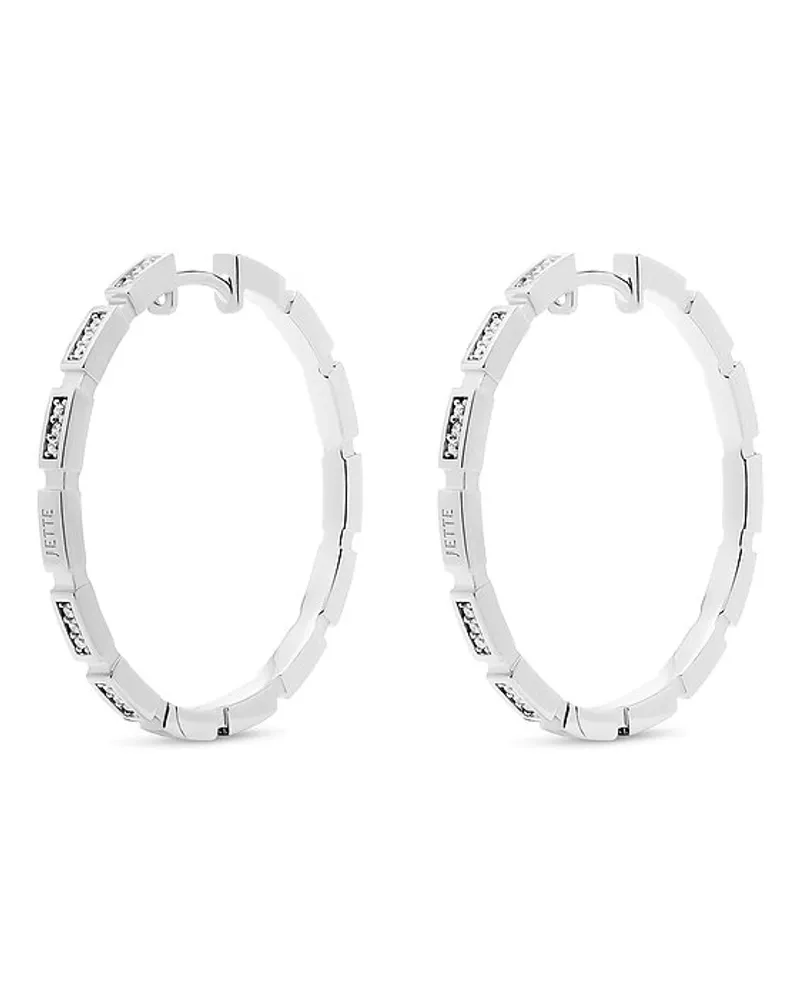 JETTE Creolen MOSAIC Silber