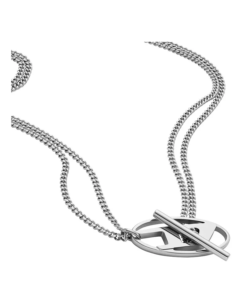 Diesel Kette CHAIN NECKLACE Silber
