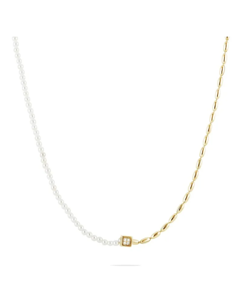 JETTE Kette NUGGET PEARL Gelbgold