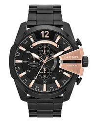 Diesel Chronograph Mega Chief Silber