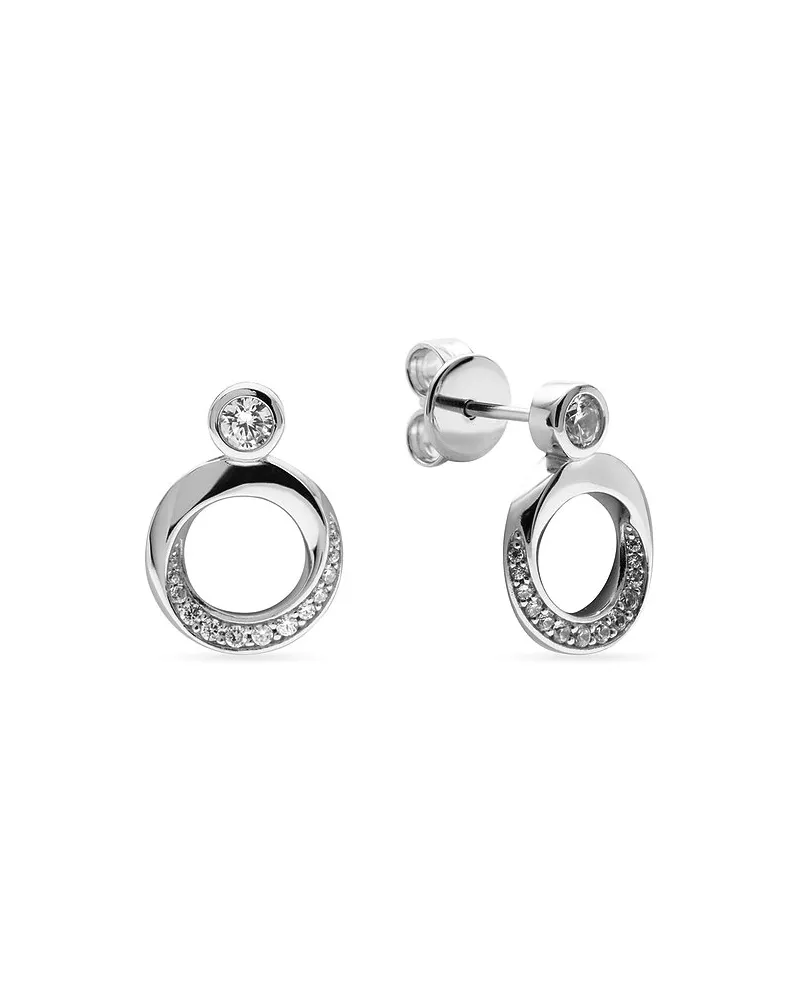JETTE Ohrstecker TWISTED Silber