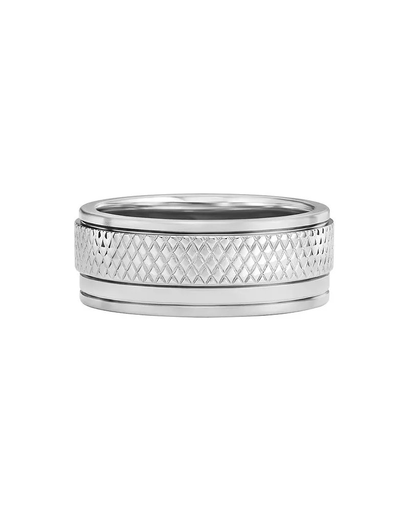 Fossil Herrenring KNOX Silber