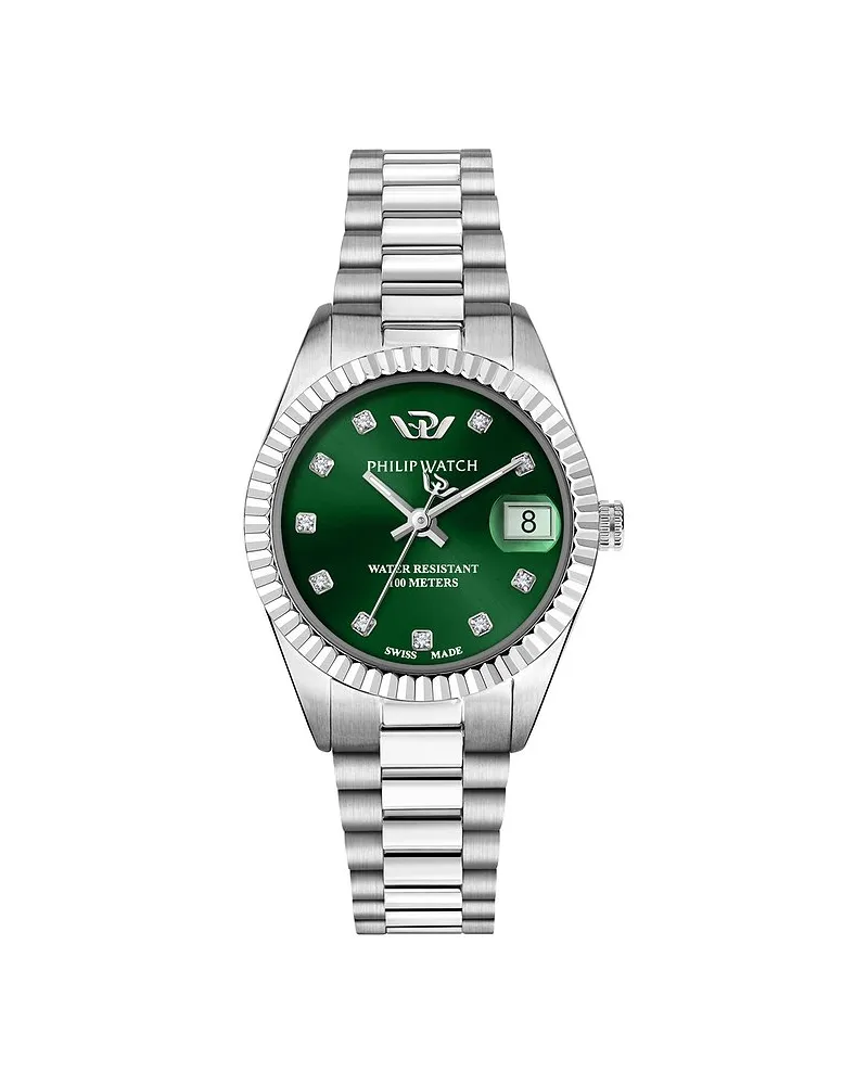 Philip Watch Damenuhr Caribe Urban Silber