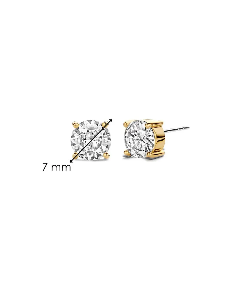 ti sento milano Ohrstecker Gelbgold