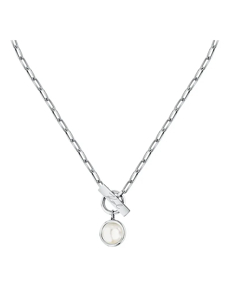 Karl Lagerfeld Kette Pearl Silber