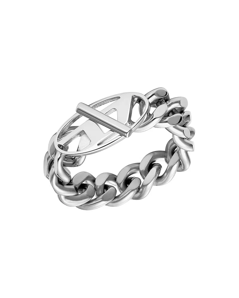 Diesel Herrenring BAND Silber