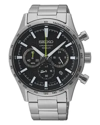 Seiko Chronograph Chrono Silber