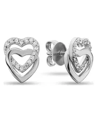 JETTE Ohrstecker HEARTBEAT Silber