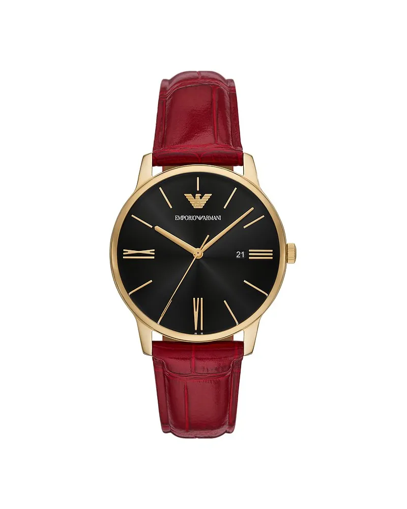 Emporio Armani Herrenuhr Gold