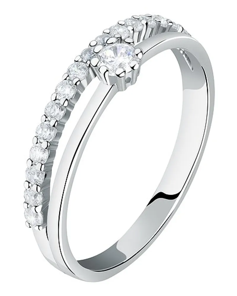 Live Diamond Damenring Weißgold