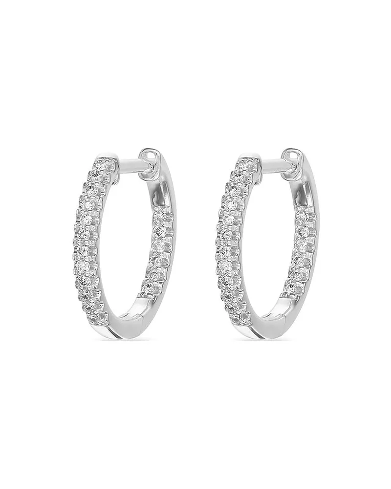 VALERIA Creolen Weißgold