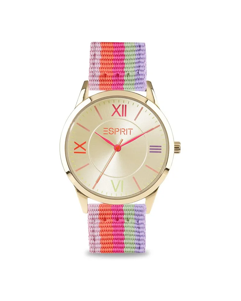 Esprit Damenuhr Gelbgold