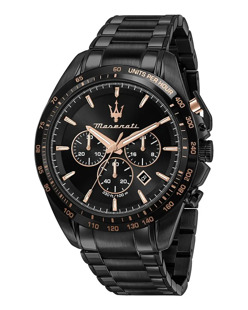 Maserati Chronograph Traguardo Schwarz