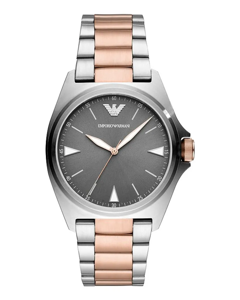 Emporio Armani Herrenuhr Silber