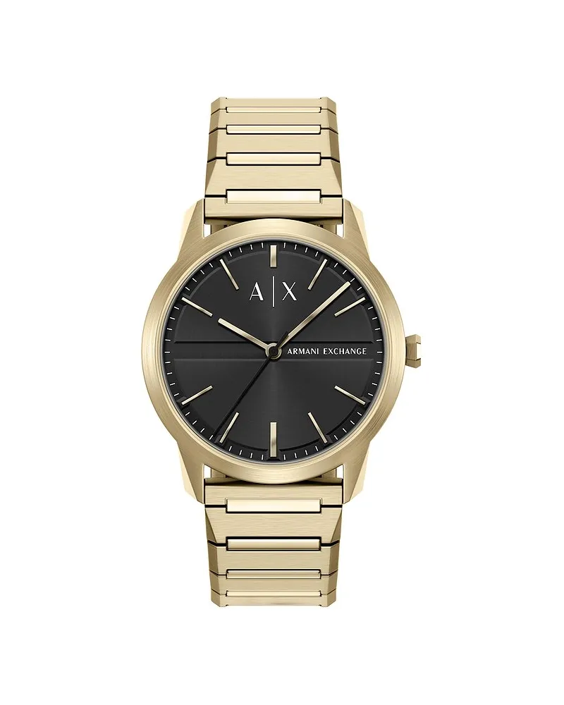 Armani Exchange Herrenuhr Gold