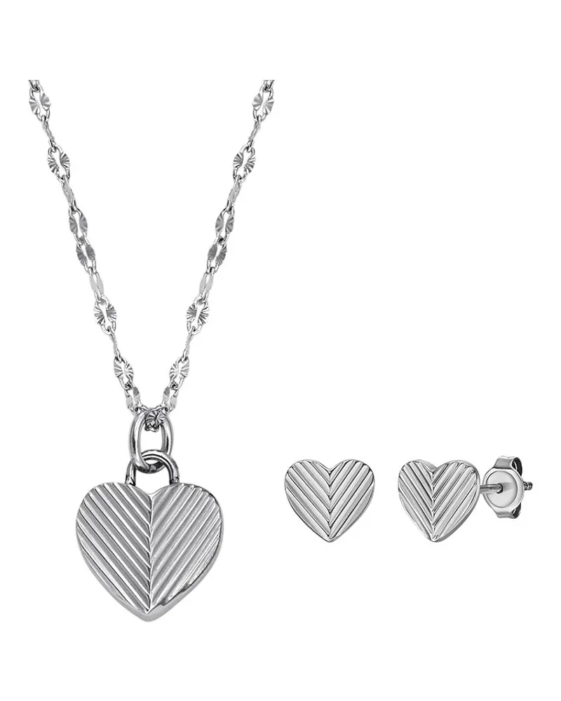 Fossil Schmuck-Set HARLOW Silber
