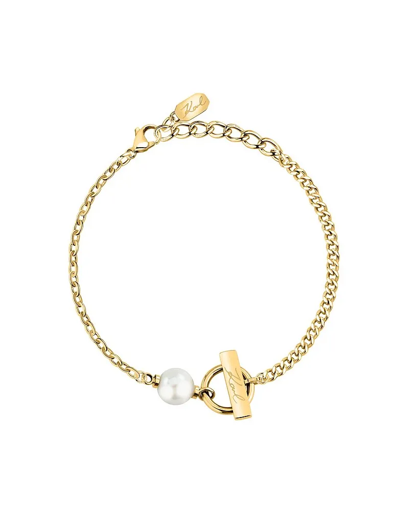 Karl Lagerfeld Armband Pearl Gelbgold