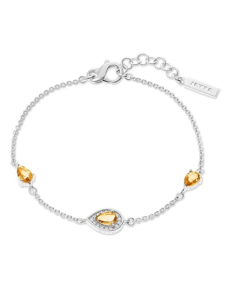JETTE Armband Silber