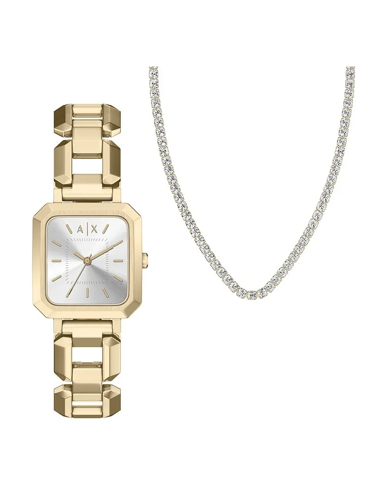 Armani Exchange Uhren-Set Gold
