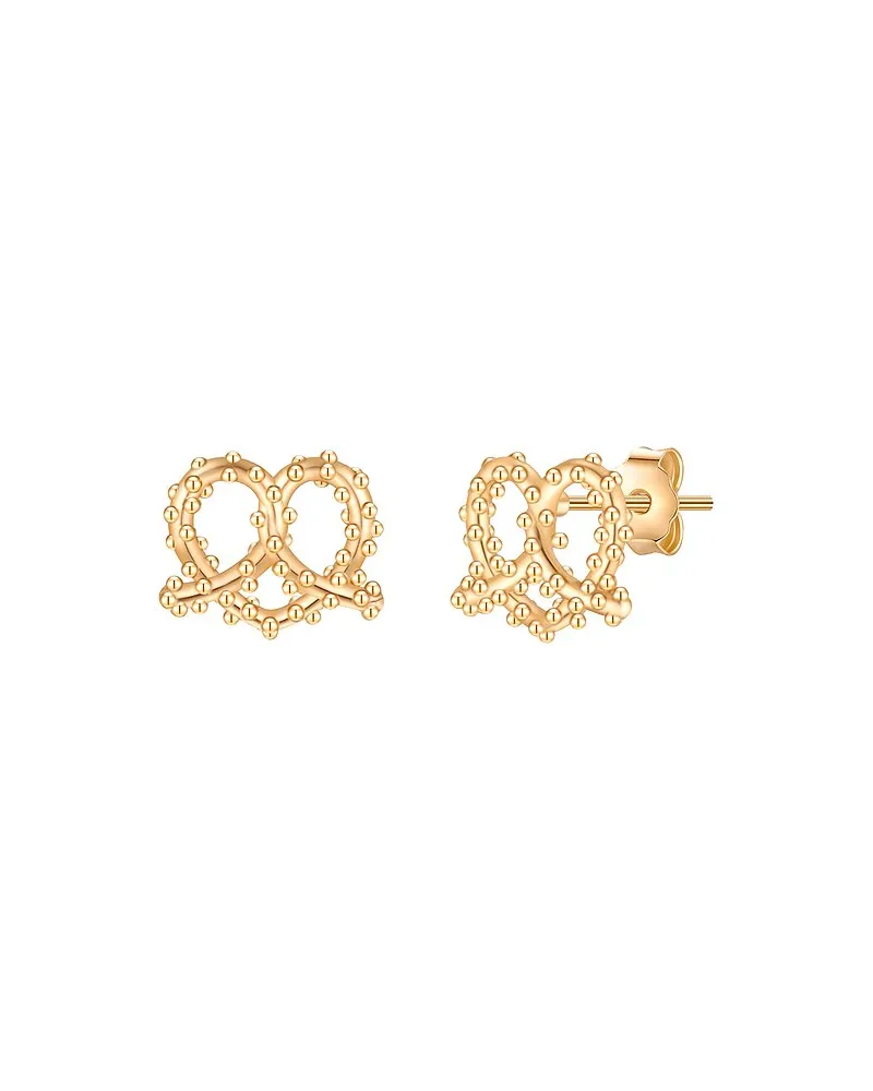 Glanzstücke München Ohrstecker Isar Chic Gelbgold