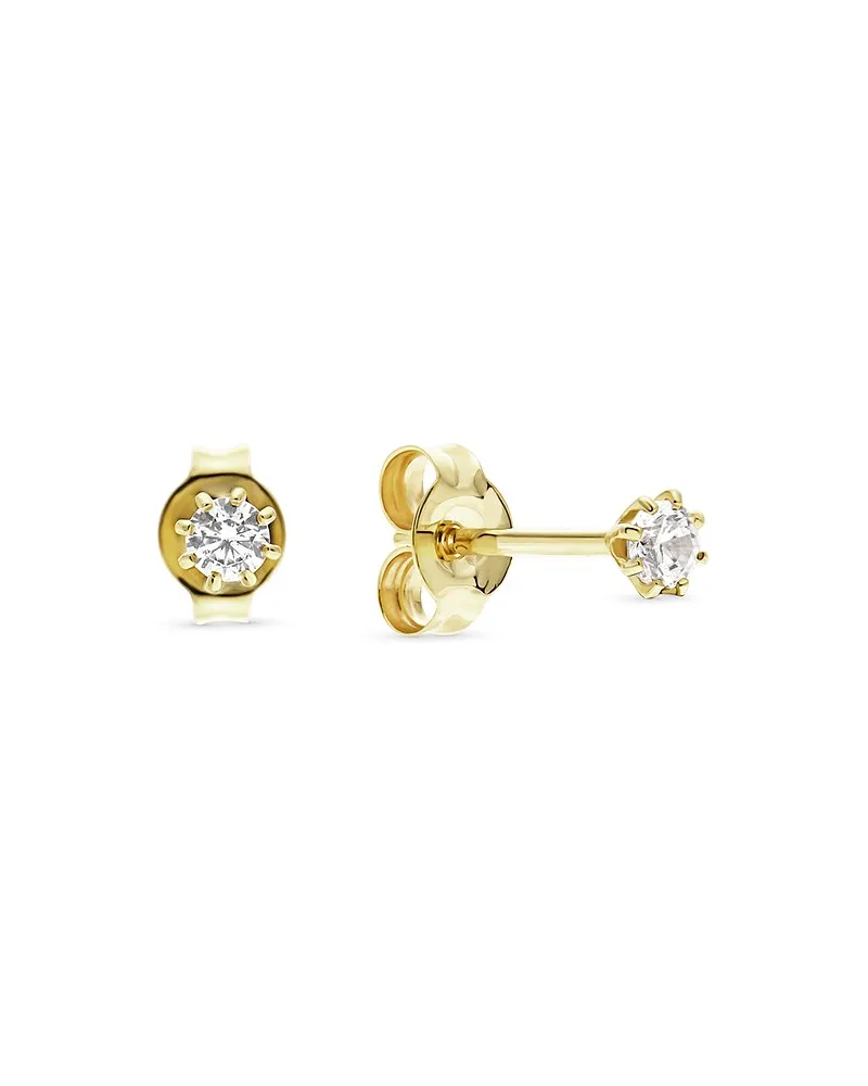 FAVS. Ohrstecker Gelbgold
